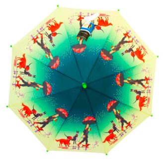 Детский зонт трость-собачка |Lucky Elephants