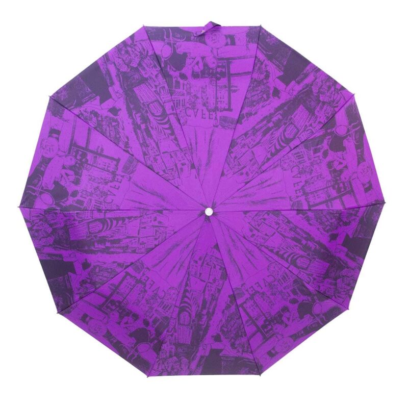 Зонт Три Слона полный автомат фиолетового цвета