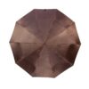 Зонт двухсторонний темно шоколадный цвет газета-Три Слона