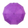 Зонт двухсторонний ярко фиолетовый газета-Три Слона