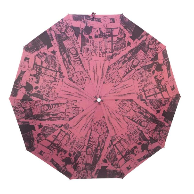 Зонт Три Слона полный автомат цвет розового коралла