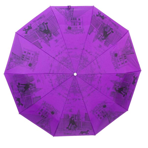 Зонт Три Слона полный автомат фиолетового цвета
