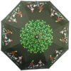 Женский зонт зеленого цвета полный автомат-Kobold