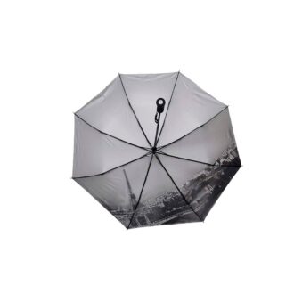 Женский зонт двухсторонний-цвет черный