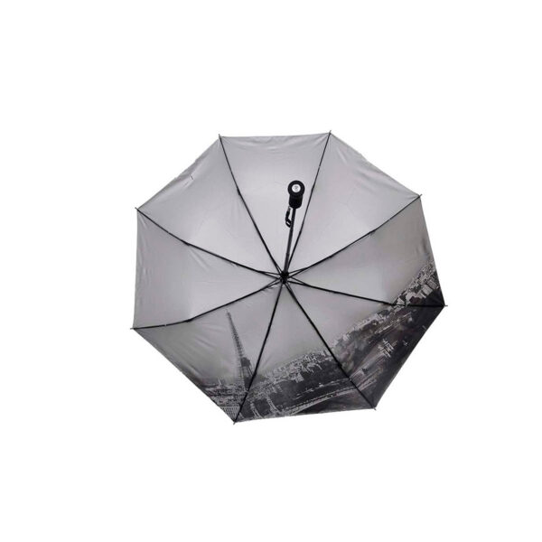 Женский зонт двухсторонний-цвет черный