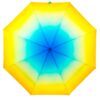 Зонт абстракция желто-голубого цвета