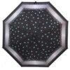 Зонт с звездным небом черного цвета