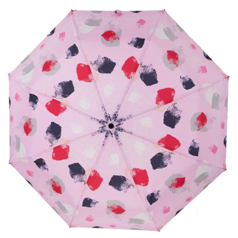 Зонт абстракция розового цвета полный автомат