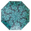 Зонт абстракция черно-бирюзового цвета