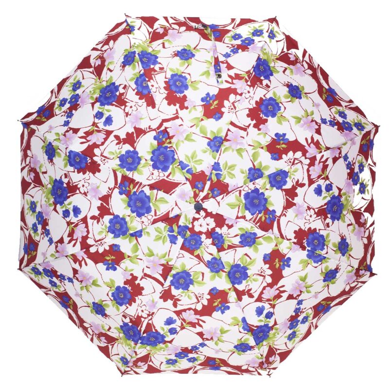 Зонт полуавтомат цветочный принт