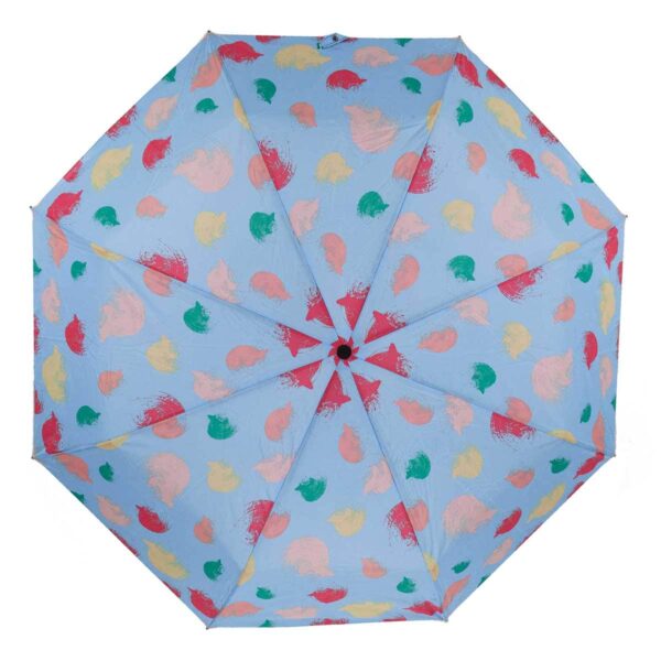 Зонт абстракция голубого цвета с принтом