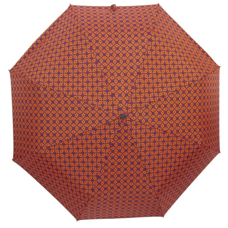 Мини зонт абстракция оранжевого цвета-Три Слона