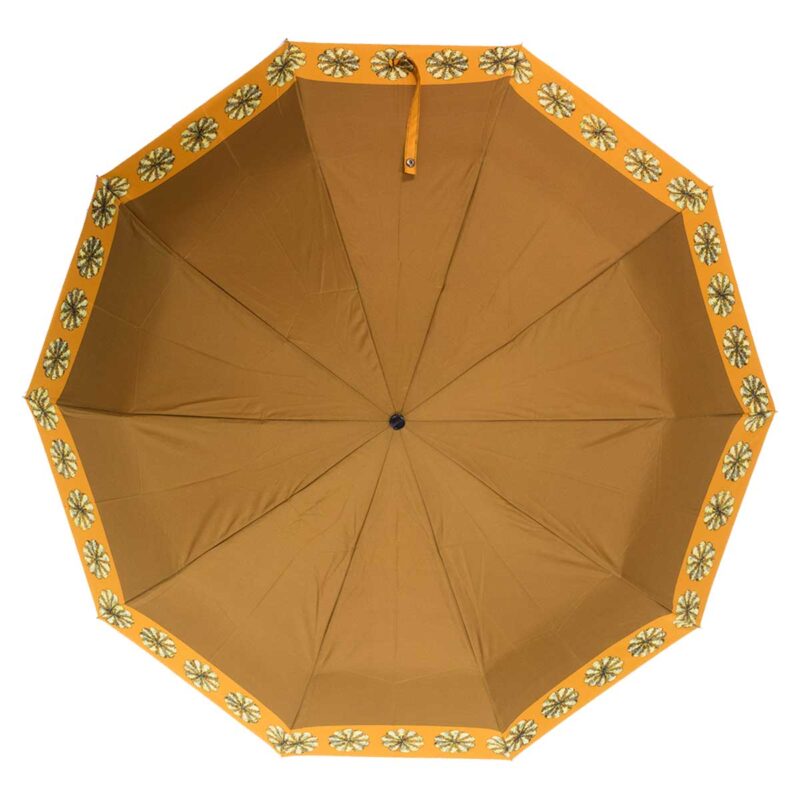 Женский зонт коричневого цвета полный автомат