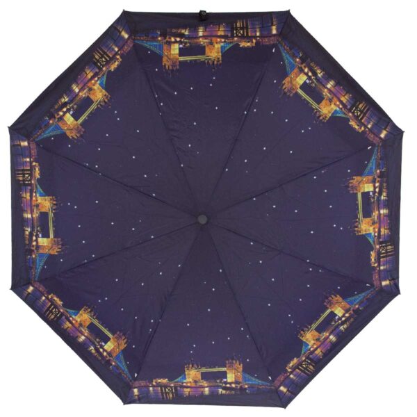 Зонт с фонариком полный автомат звездное небо