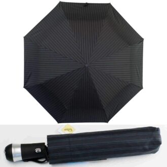 Зонт с фонариком полный автомат в полоску