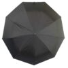 Зонт полуавтомат ручка-крюк черного цвета