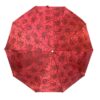 Зонт жаккард бордового цвета