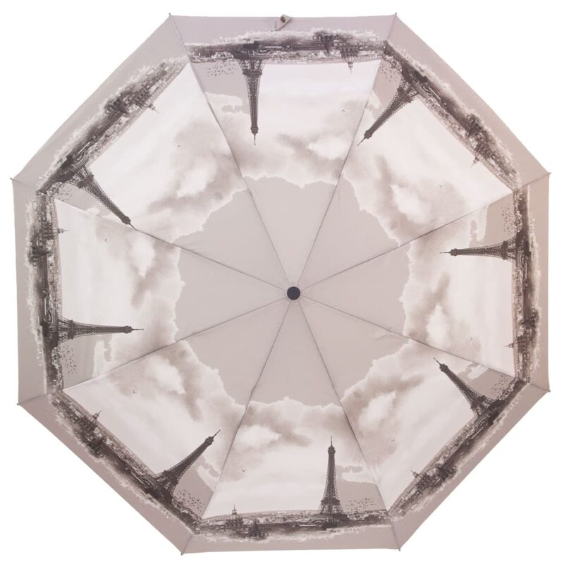 Зонт полуавтомат серого цвета