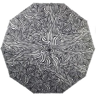 Зонт с принтом зебра полный автомат |Kobold
