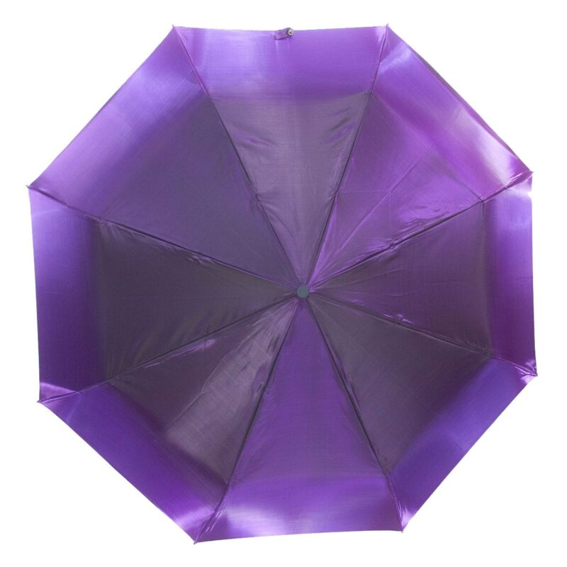 Женский зонт фиолетового цвета хамелеон механический-Lucky Elephants