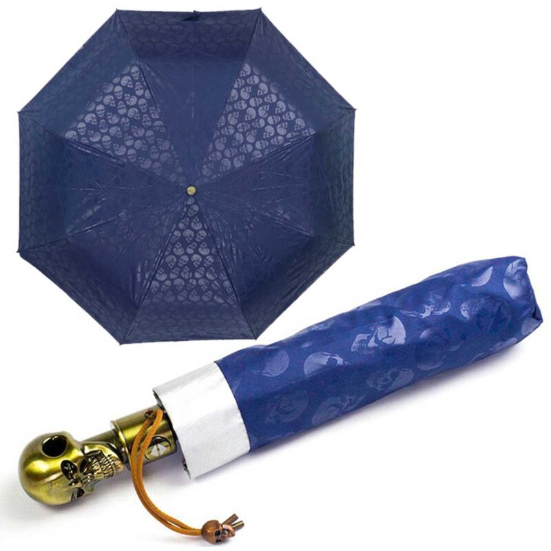 Зонт-ручка в форме-черепа